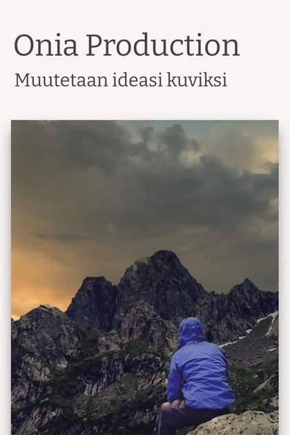Onia Production etusivu